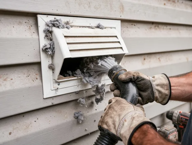 Professional dryer vent cleaning by North Ridgeville Dryer Vent Cleaning in North Ridgeville